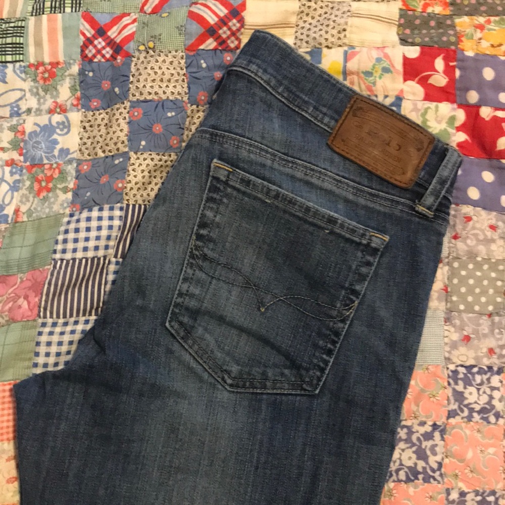 RL Medium-to-Light-Wash Tompkins Skinny Jeans